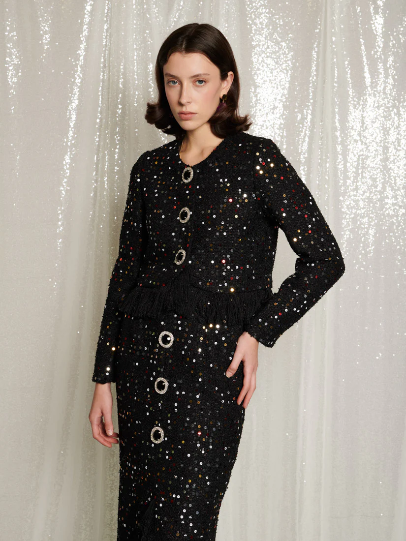 <b>DREAM</b> Confetti Crew Tweed Jacket