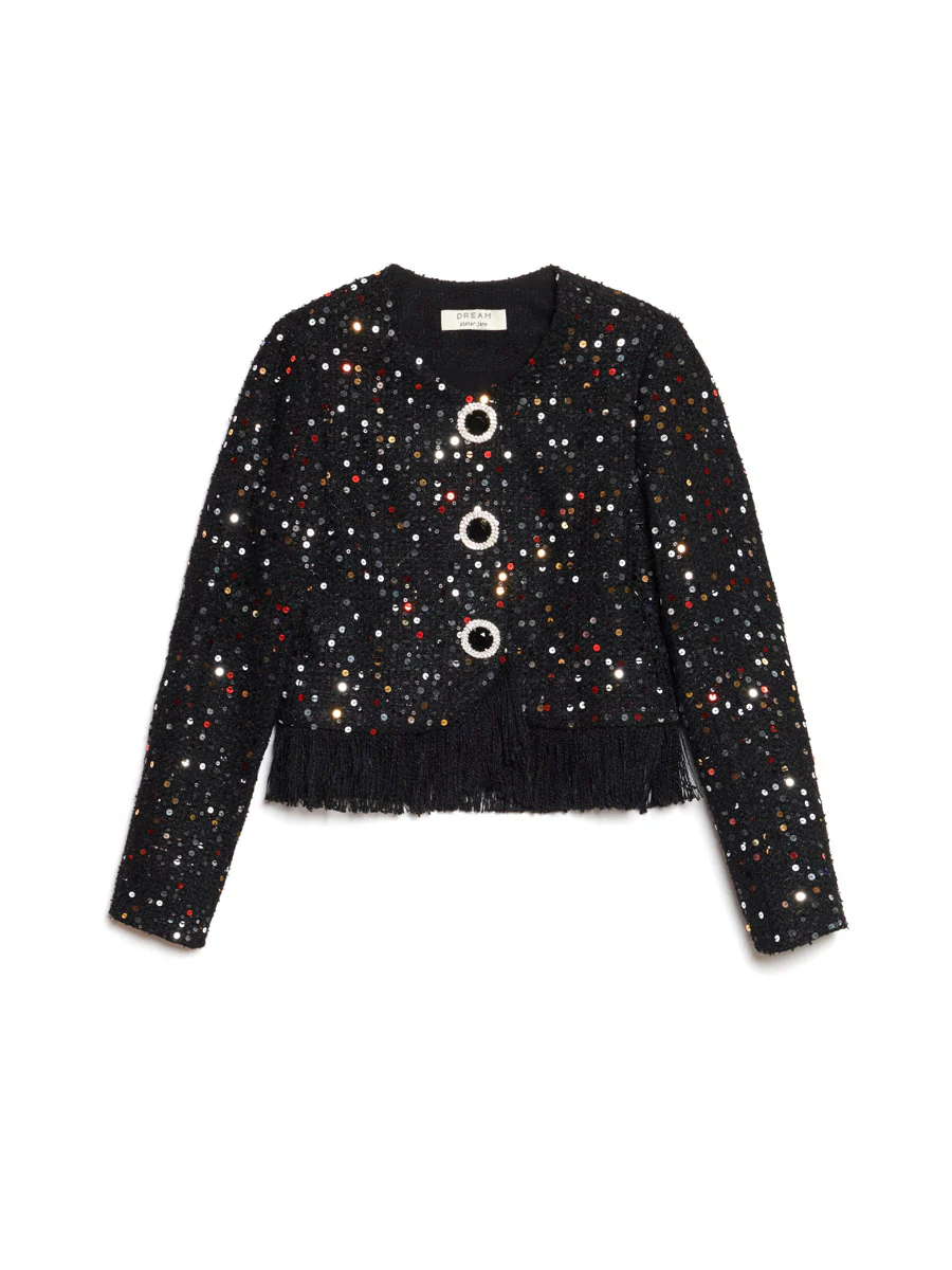 <b>DREAM</b> Confetti Crew Tweed Jacket - Image 8