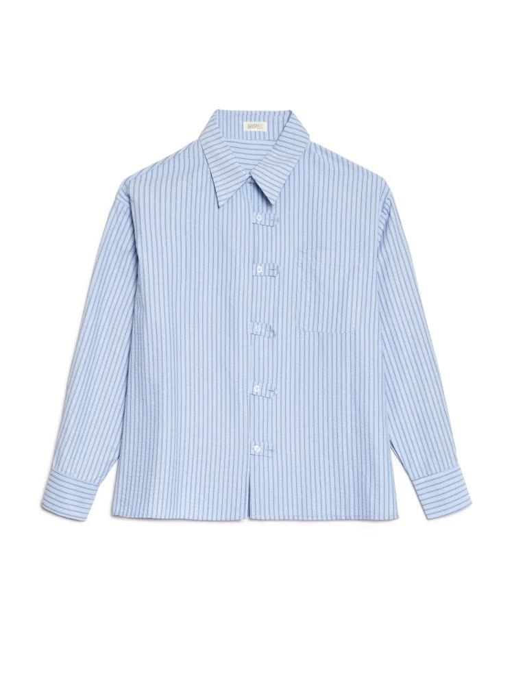 <b> Ghospell </b> Didion Striped Shirt - Image 7