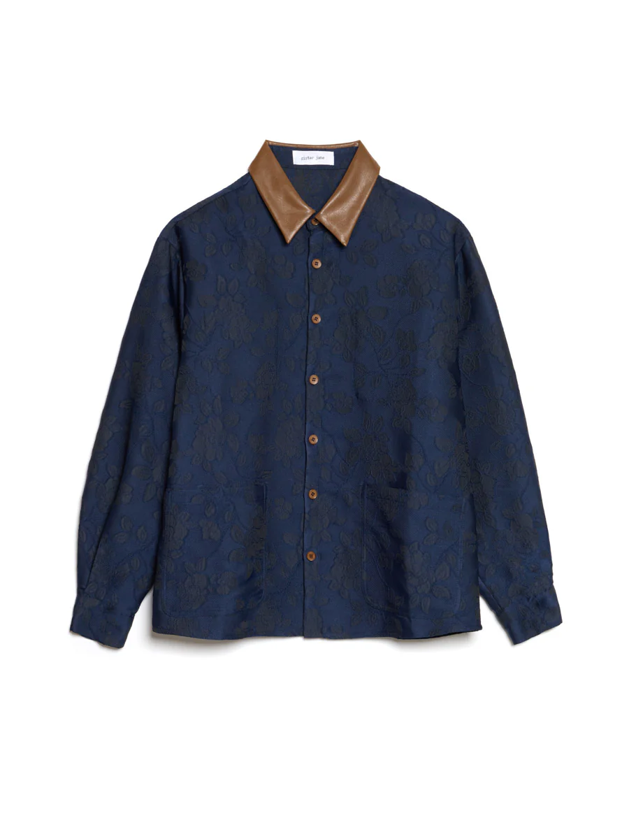 Dinah Jacquard Overshirt - Image 7