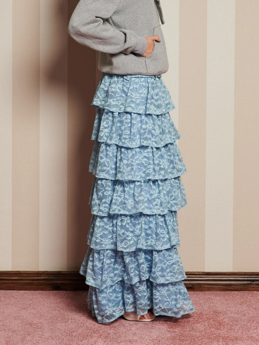 Doily Lace Maxi Skirt - Image 2