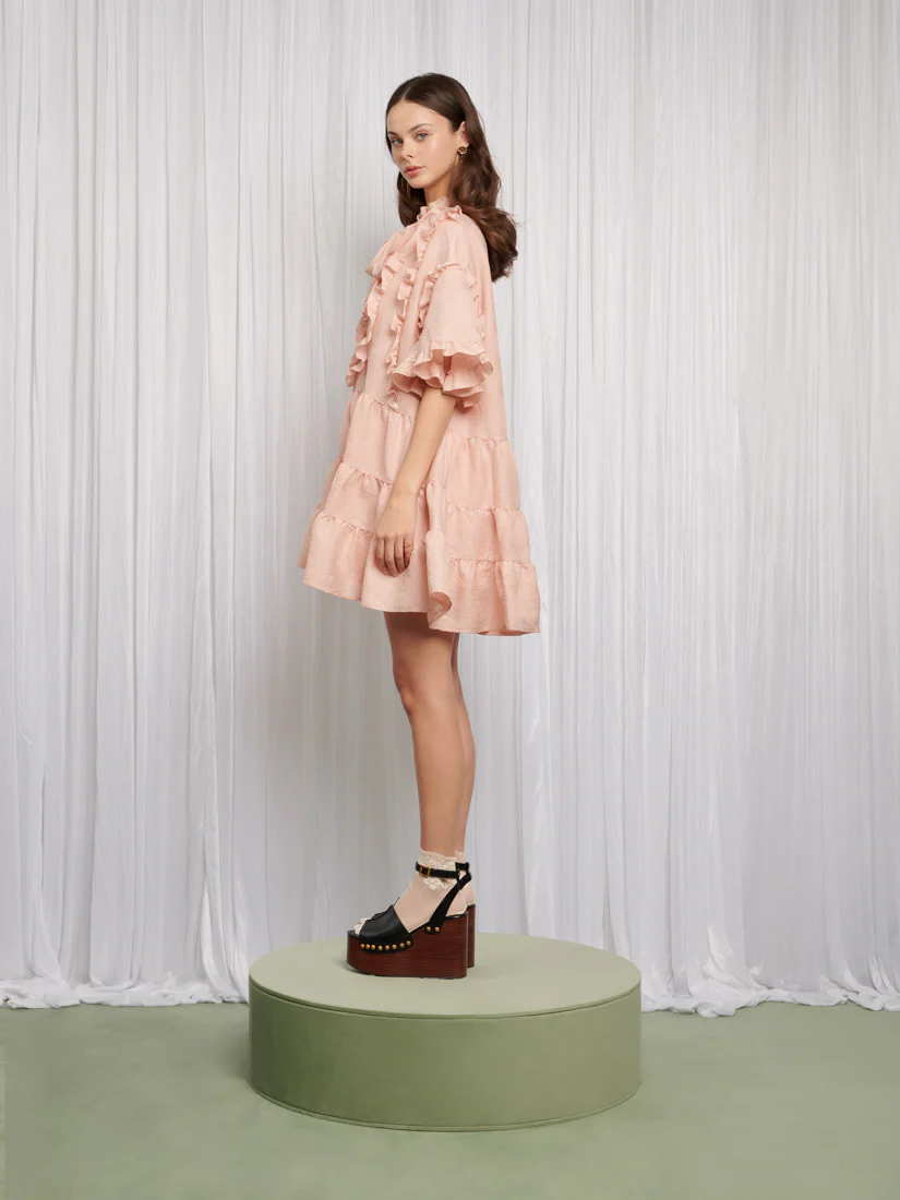 Frou Frou Mini Dress - Image 3