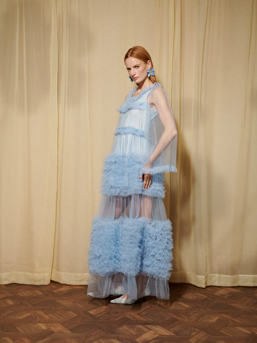 <b>DREAM</b> Halo Haze Tulle Maxi Dress - Image 3