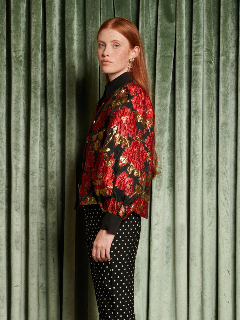 <b>DREAM</b> Illusions Jacquard Blouse - Image 2