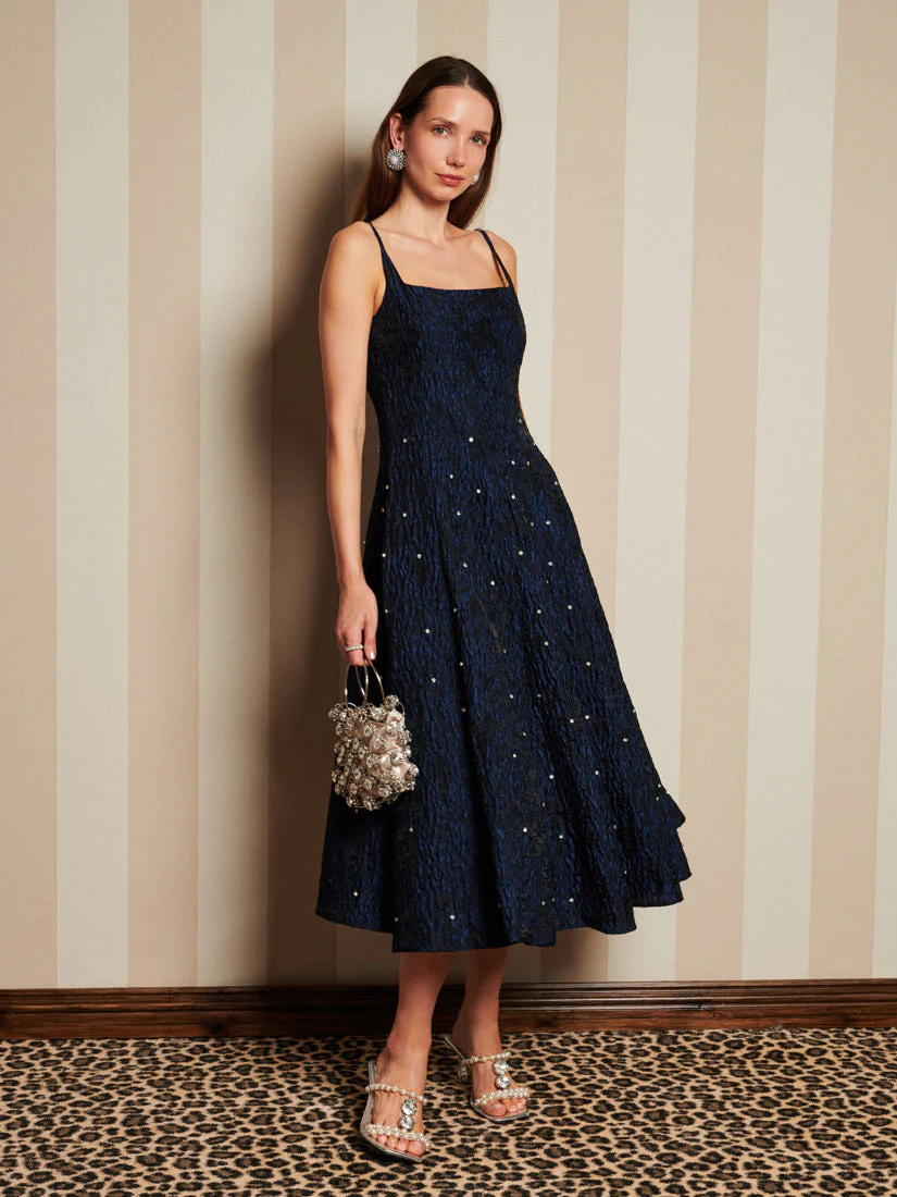 <b>DREAM</b> Maison Gem Jacquard Midi Dress