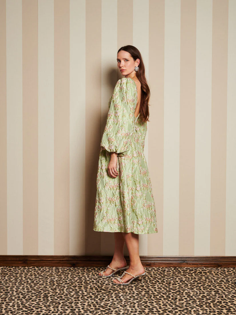 <b>DREAM</b> Marble Jacquard Midi Dress - Image 2