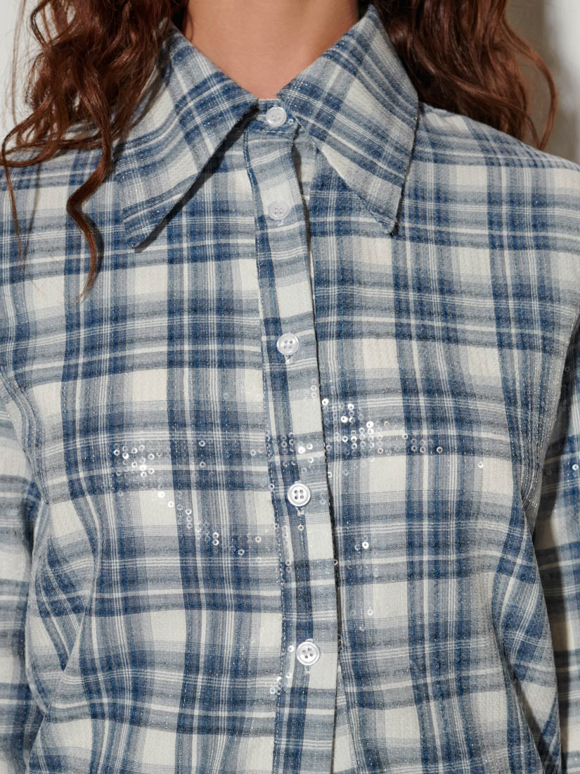 <b> Ghospell </b> Maya Sequin Shirt - Image 6