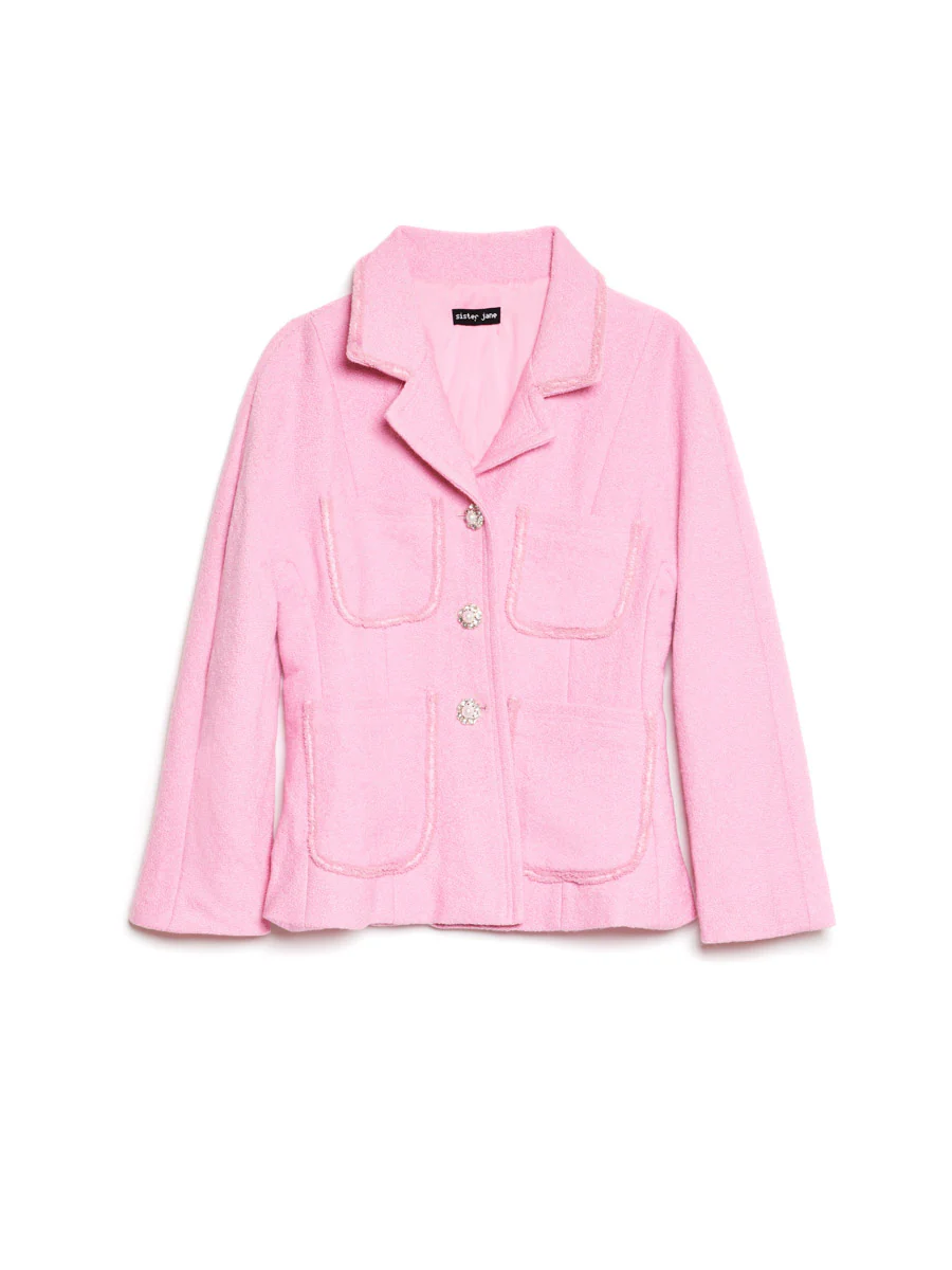 Mira Boucle Fitted Jacket - Image 7