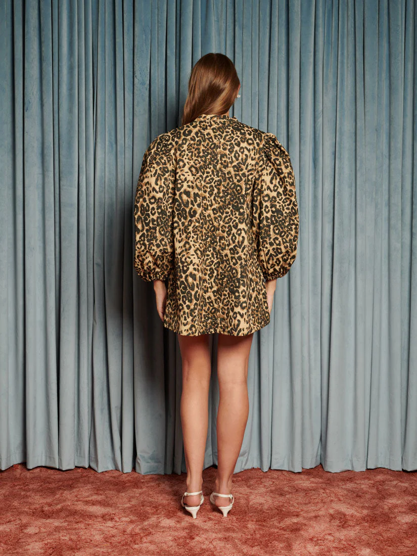 Mirage Leopard Mini Dress - Image 3