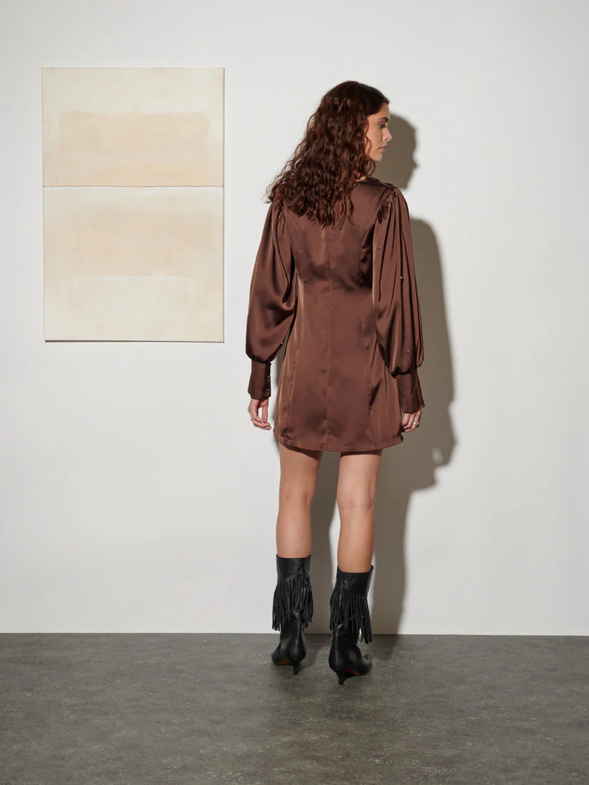 <b> Ghospell </b> Octavia Mini Dress - Image 4