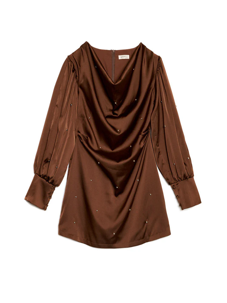 <b> Ghospell </b> Octavia Mini Dress - Image 7