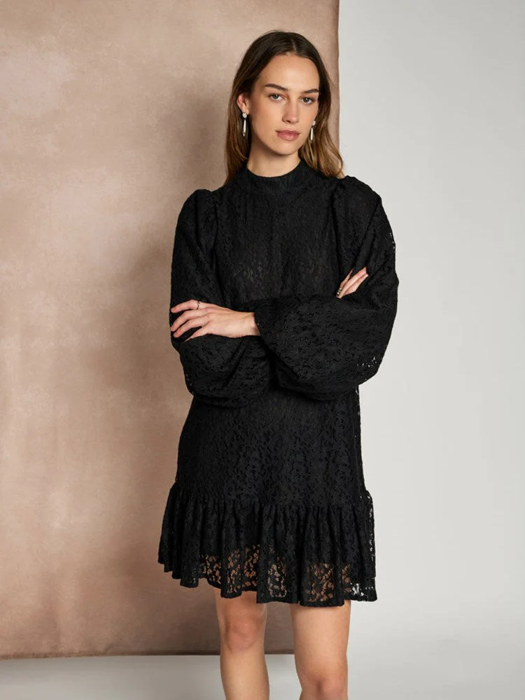 <b> Ghospell </b> Rey Lace Mini Dress