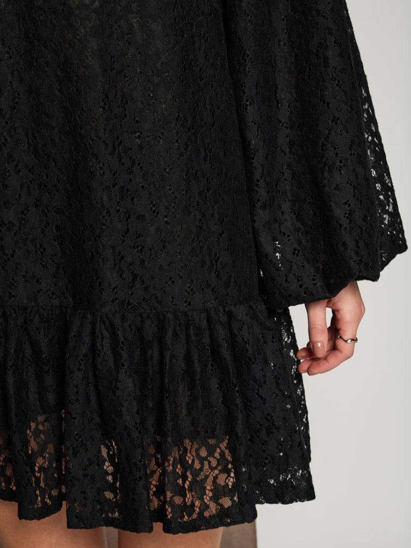 <b> Ghospell </b> Rey Lace Mini Dress - Image 6