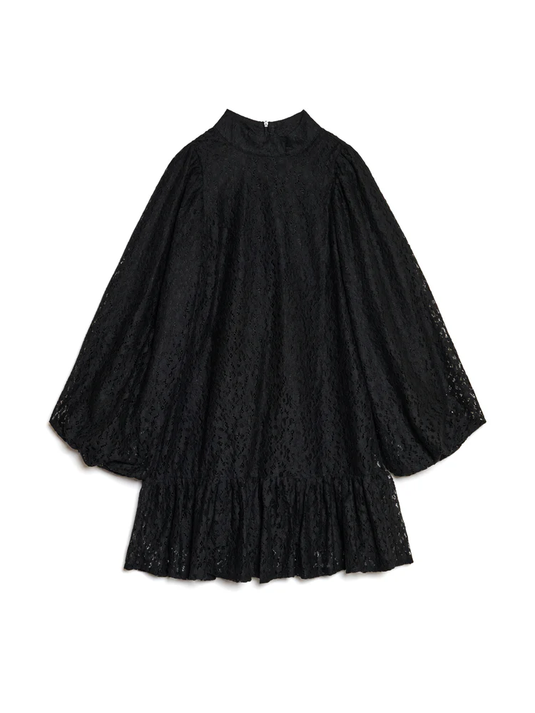 <b> Ghospell </b> Rey Lace Mini Dress - Image 7