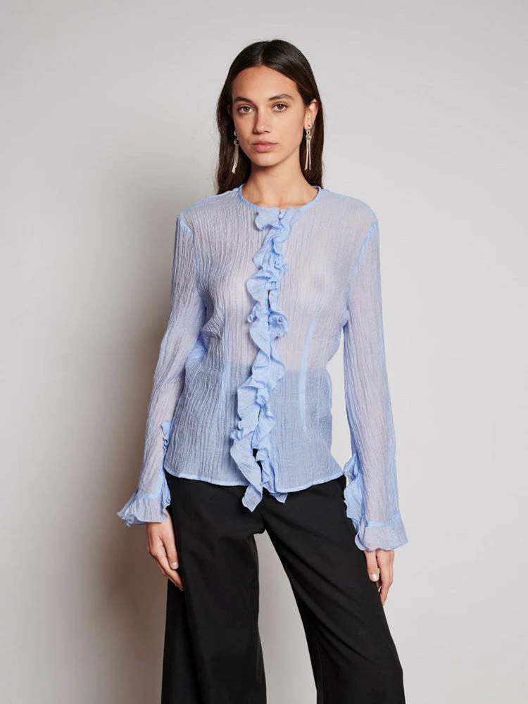 <b> Ghospell </b> Rhiannon Flounced Top