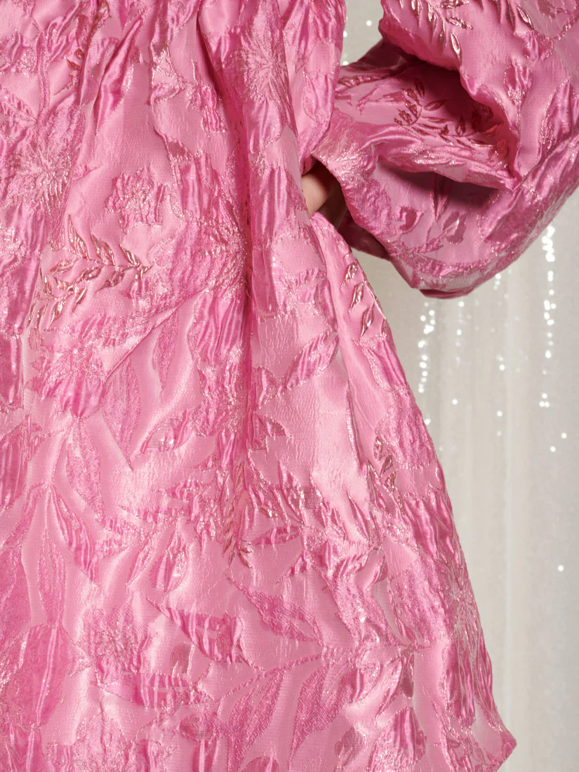 Secret Ball Jacquard Mini Dress - Image 6