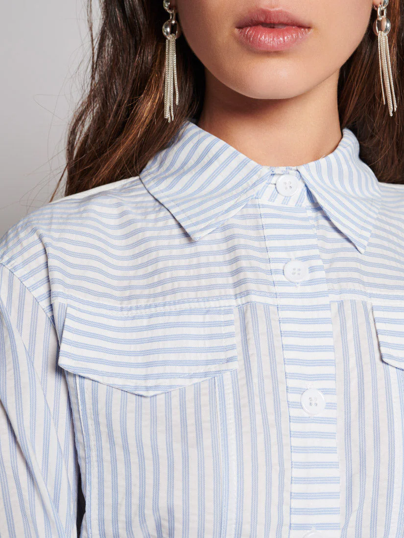 <b> Ghospell </b> Tali Stripe Shirt - Image 6