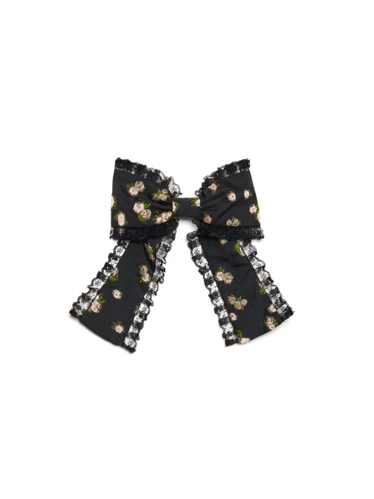 <b>DREAM</b> Tea Rose Hair Bow - Image 3
